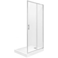 Roca Town drzwi prysznicowe 90 cm szkło przezroczyste AMP1909012M