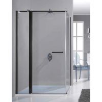 Sanplast Prestige III kabina prysznicowa 70x110 cm prostokątna czarny mat/szkło przezroczyste 600-073-0210-59-401