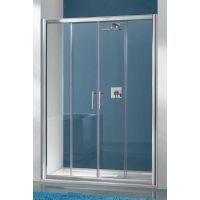 Sanplast TX drzwi przesuwne D4/TX5b-170 cm srebrny błyszczący/szkło przezroczyste 600-271-1270-38-401