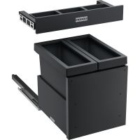 Franke Mythos pojemnik na odpady 35 l czarny 121.0750.260