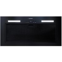 Globalo Silent Quality Flueris okap kuchenny 60 cm podszafkowy czarny FLUERIS_60_1_BLACK