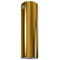Globalo Exclusive Cylindro Isola 39.6 okap kuchenny 39 cm wyspowy złoty CYLINDRO_ISOLA_39.6_GOLD