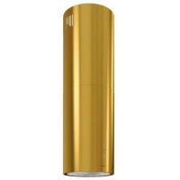 Globalo Exclusive Cylindro Isola 39.6 okap kuchenny 39 cm wyspowy jasny złoty mat CYLINDRO_ISOLA_39.6_LIGHT_GOLD_MAT
