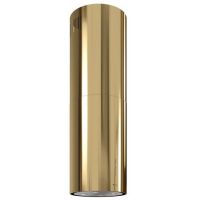 Globalo Exclusive Cylindro Isola 39.6 okap kuchenny 39 cm wyspowy jasny złoty CYLINDRO_ISOLA_39.6_LIGHT_GOLD