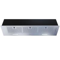 Globalo Design Brisma okap kuchenny 120 cm podszafkowy stal BRISMA_120_1_INOX