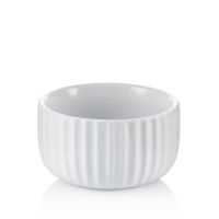 Kela Maila miseczka 10,5 cm okrągła ceramika biały mat 12485