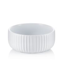 Kela Maila miska 16,5 cm okrągła ceramika biały mat 12486