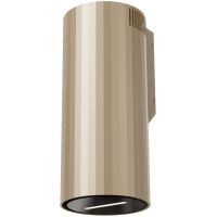 Maan Malwa 3D W835 Gest okap kuchenny 35 cm kominowy złoty piaskowy OMALW835REGC.S3.ZL4.KSB.BLR_EO