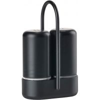 Zone Denmark Solo pojemnik na sól i pieprz 6,5x3,3x8,9 cm czarny 10542