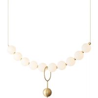 Abigali Pontti Big1 lampa wisząca 10x30 W złota-mleczna LWPON