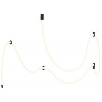 Abigali Skyline lampa wisząca 1x60 W czarna LWSLF