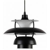 Abruzzo Retro lampa wisząca 1x20 W czarna ABR-APPLE-B