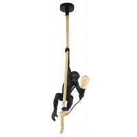 Abruzzo Monkey lampa wisząca 1x40 W czarna ABR-KAR-C