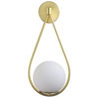 Abruzzo Milano kinkiet 1x20 W biały-złoty ABR-KMA-B