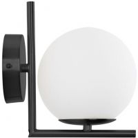 Abruzzo Milano kinkiet 1x20 W biały-czarny ABR-KMR-B