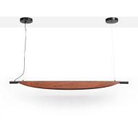 Abruzzo Japanese lampa wisząca 1x28 W czarna-brązowa ABR-LWJ-28W