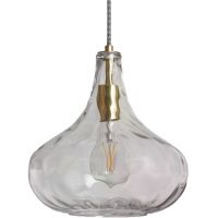 Abruzzo Pico lampa wisząca 1x40W złoty/kryształ ABR-LWS