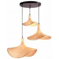 Abruzzo Boho lampa wisząca 3x20 W beżowa ABR-LWS-BH40-3XE27
