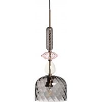 Abruzzo Koloreno lampa wisząca 1x40 W czarna ABR-LWS-RIF