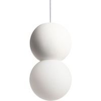 Abruzzo Duo lampa wisząca 1x15 W biała ABR-LWSM-DIZZ3