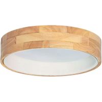 Abruzzo Naturale Vero plafon 1x15W LED drewniany ABR-PLODV-B-15W-CCT