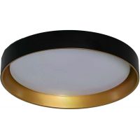 Abruzzo Royal Roma plafon 1x31W LED czarny/złoty ABR-PLR-C-30W-CCT