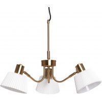 Abruzzo Dali lampa wisząca 3x10 W złota ABR-Z3XE14-DALI