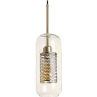 Abruzzo Nobile lampa wisząca 1x20W złoty/szkło przezroczyste ABR-ZON-E27