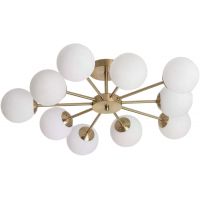 Abruzzo Elegante lampa podsufitowa 10x12W złoty/biały ABR-ZWZ-10XG9