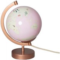Abruzzo Globi lampka nocna dziecięca 1x40 W różowa ABR-GLO-R