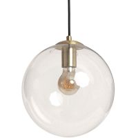 Abruzzo Kaspi lampa wisząca 1x10 W przezroczysta-złota ABR-KASP-E27
