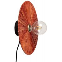 Abruzzo Boho kinkiet 1x20 W czarny-brązowy ABR-KBTK-B