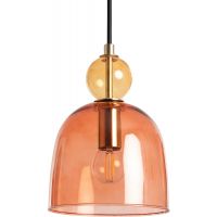 Abruzzo Koloreno lampa wisząca 1x20 W złota-czerwona ABR-KOLO1-C