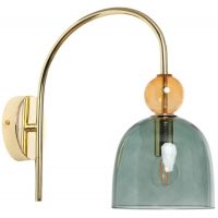 Abruzzo Koloreno kinkiet 1x20 W zielony-złoty ABR-KOLOK-Z