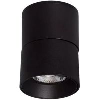 Abruzzo Estetica LED Romeo lampa podsufitowa 1x7 W LED czarny ABR-LPR-7W-C-NW