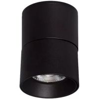Abruzzo Estetica LED Romeo lampa podsufitowa 1x7 W LED czarny ABR-LPR-7W-C-WW