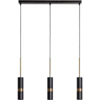 Abruzzo Stella lampa wisząca 3x15 W czarna ABR-LWL-3XGU10