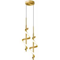 Abigali Spirali lampa wisząca 2x20 W złota LWSK