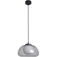 Italux Ainale lampa wisząca 1x7 W przydymiona PND-54637-1-BK-SG