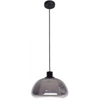 Italux Apiro lampa wisząca 1x7 W przydymiona PND-84638-BK-SG