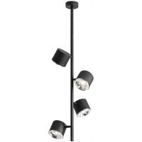 Aldex Bot 4 lampa podsufitowa 4x35W czarna 1047PL_L2