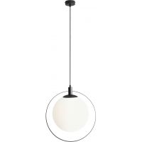 Aldex Aura lampa wisząca 1x60W czarna/biała 1049G1