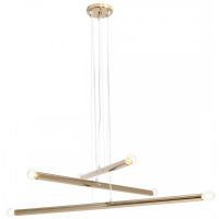 Aldex Tubo 6 lampa wisząca 6x40W złota 1072K30