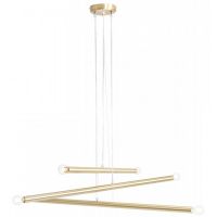 Aldex Tubo 6 lampa wisząca 6x40W mosiądz 1072K40