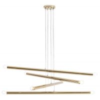 Aldex Tubo 8 lampa wisząca 8x40W złota 1072P30