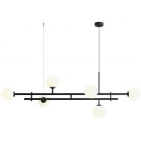 Aldex Harmony 6 lampa wisząca 6x40W czarna/biała 1073K1