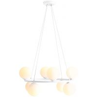 Aldex Krone 8 lampa wisząca 8x40W biała 1085P