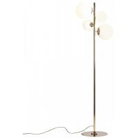Aldex Bloom lampa stojąca 2x40W+2x60W złota/biała 1091A30