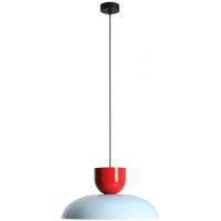 Aldex Ella lampa wisząca 1x15 W dark baby blue/red chilli 1144G29_19_C