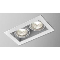 Aqform Squares lampa do zabudowy 2x50W czarna struktura 36812-0000-U8-PH-13
